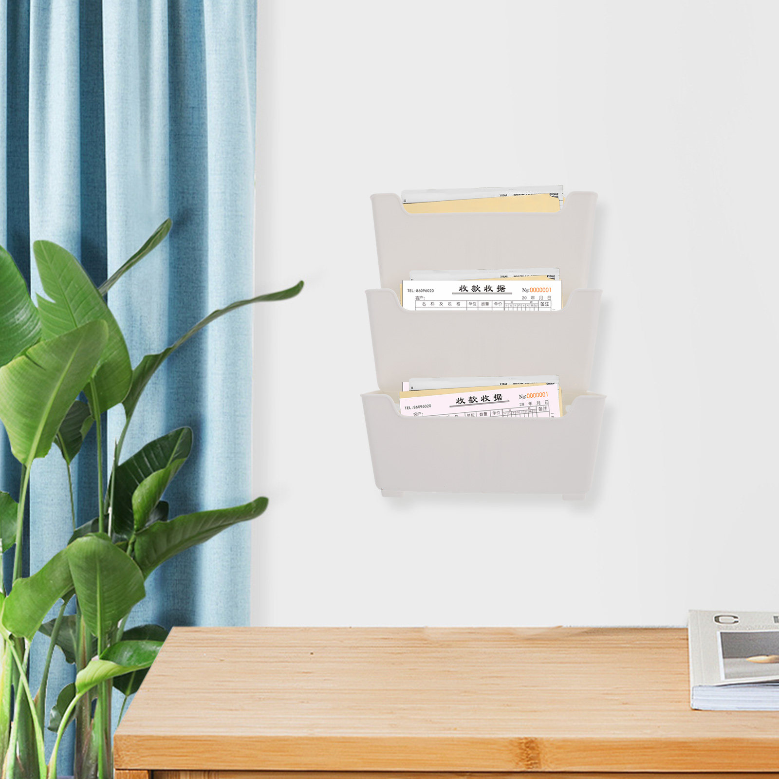 Magazine Holder Rack - 1 juego de organizador de archivos