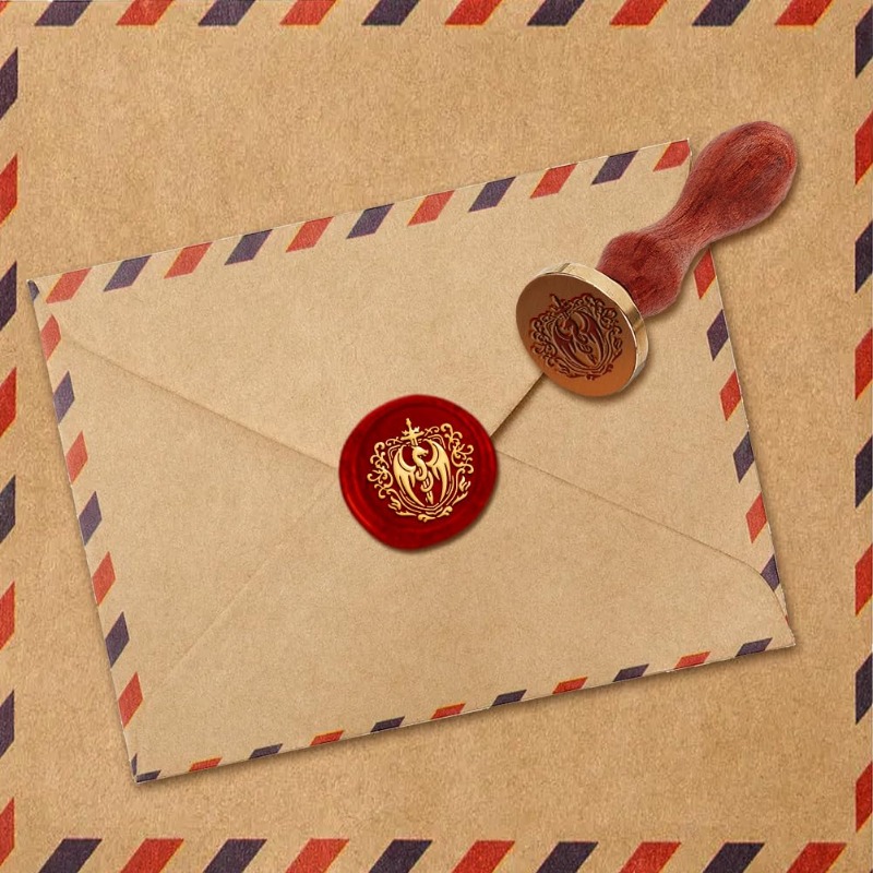 Sello de cera con espada de dr - Wax Seal Stamp Set reseña y precio