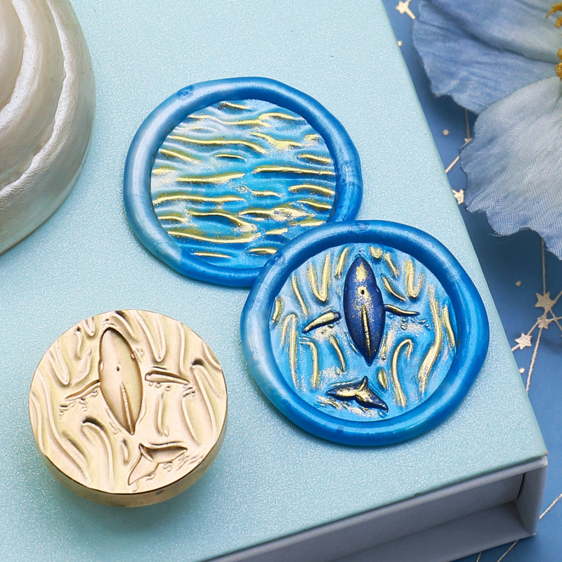 Serie de relieve de flores de  - Wax Seal Stamp Set reseña y precio