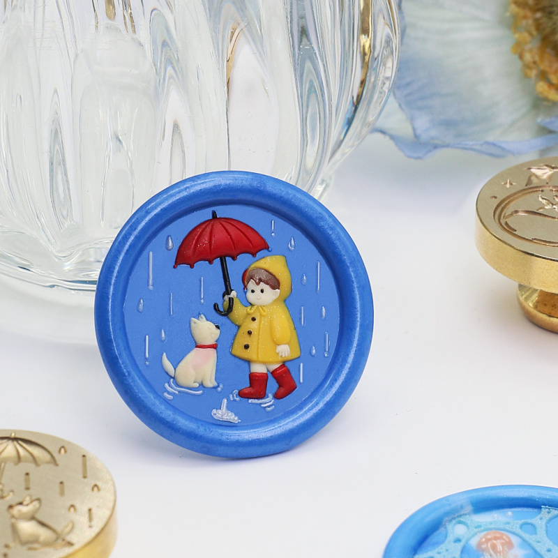 Serie de relieve de flores de  - Wax Seal Stamp Set reseña y precio