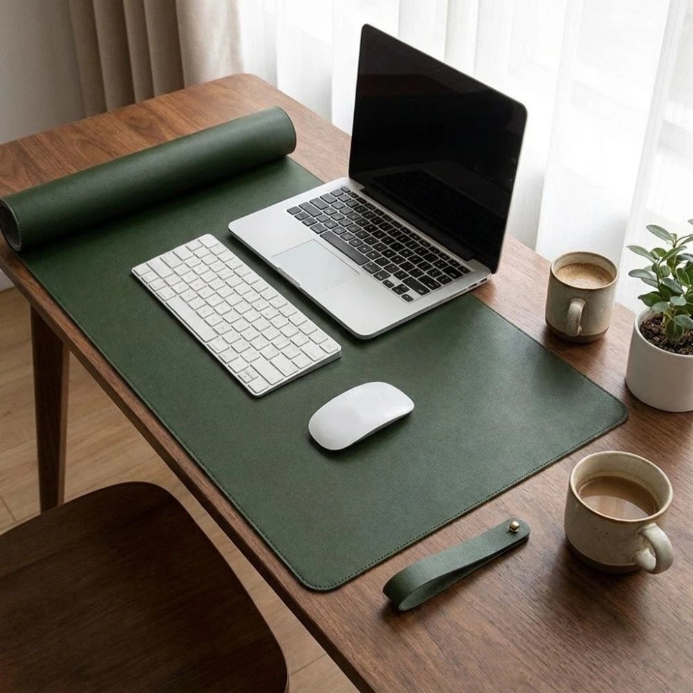 Alfombrilla de escritorio de c - Leather Desk Pad reseña y precio