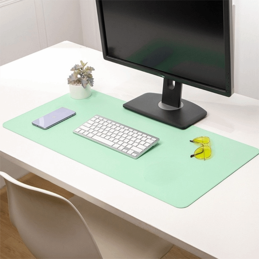 Alfombrilla de escritorio de c - Leather Desk Pad reseña y precio